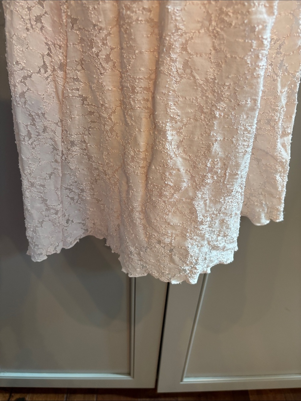 Lace Chemise Slip - Light Pink Women's Intimate Y2K Vintage S - Picture 3 of 6